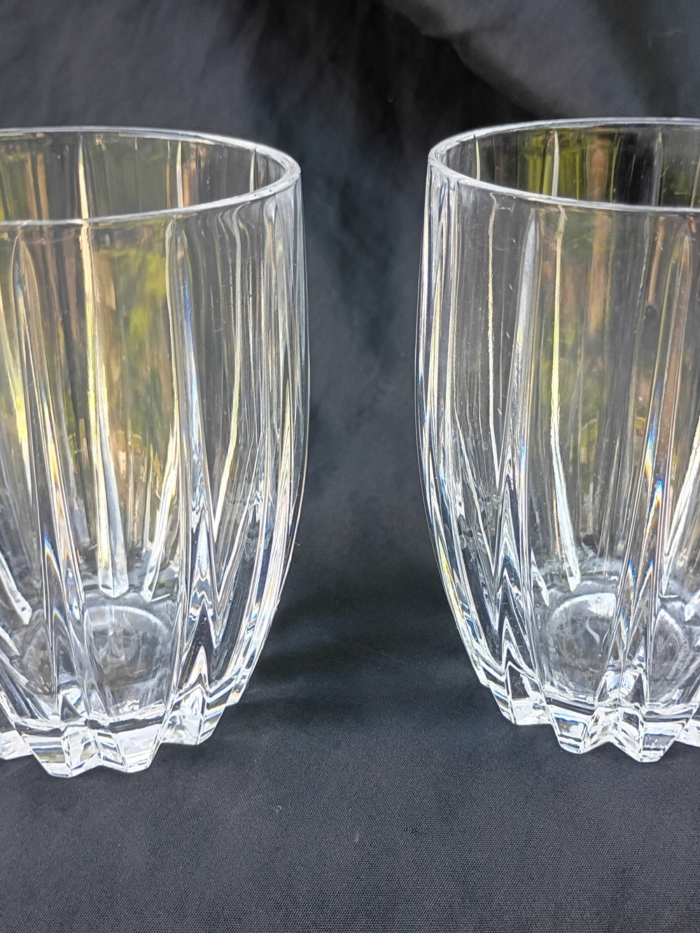 Marquis By Waterford Crystal Omega Double Old Fashioned Glasses Set of 2